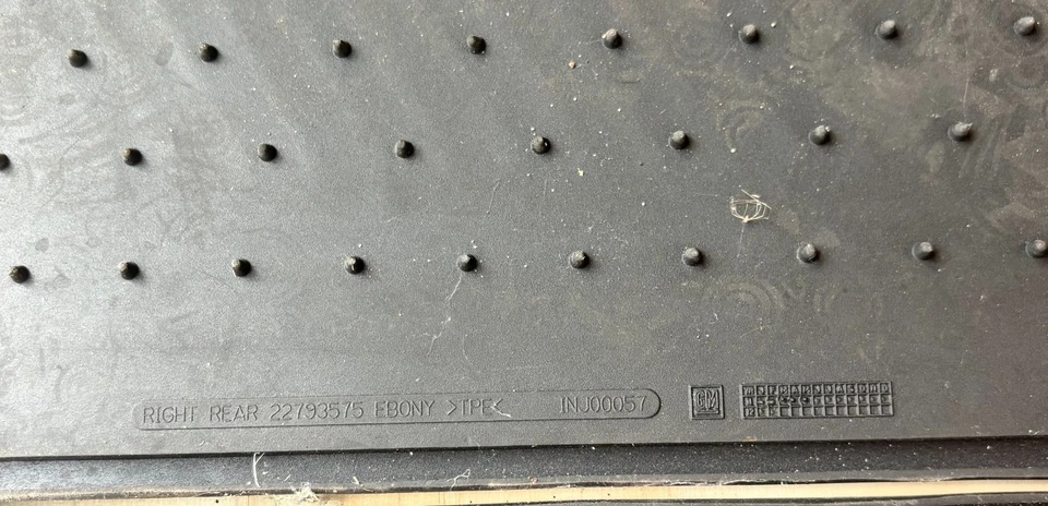 Juego de alfombrillas para todo tipo de clima GM OEM 4 piezas Chevrolet Equinox GMC Terrain 2010-2017 Foto 4 de 4