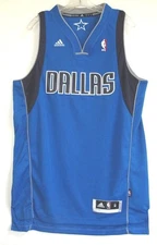 ADIDAS DALLAS MAVERICKS SWINGMAN BLANK TEAM BLUE JERSEY MEDIUM
