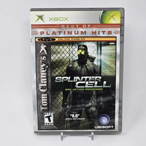 Splinter Cell (Original Xbox) Platinum Hits CIB COMPLETE & TESTED