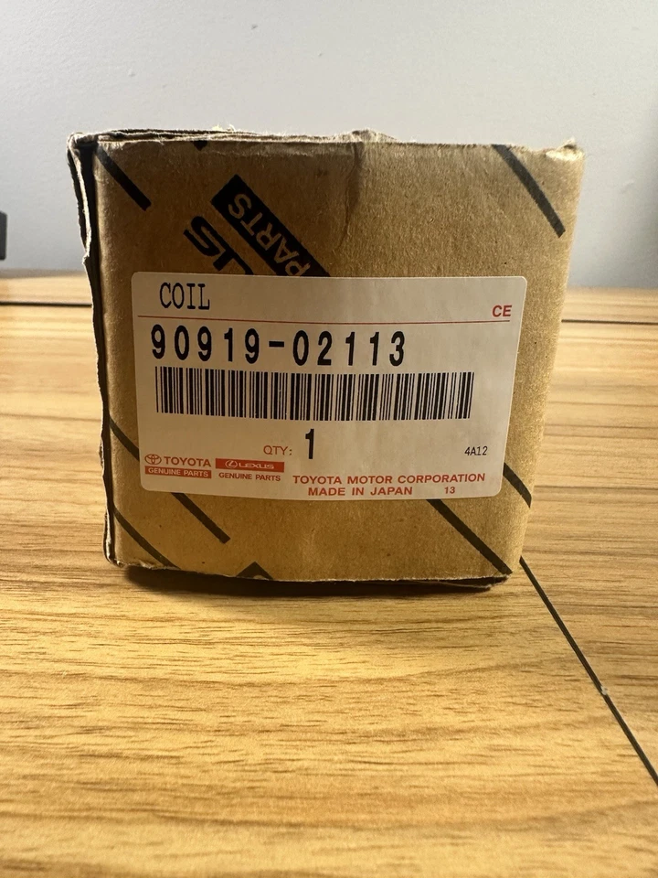 TOYOTA GENUINO AE86 LEVIN TRUENO COROLLA CP BOBINA DE ENCENDIDO 90919-02113 OEM Foto 4 de 4