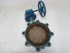 Dezurik 9207954 8" Butterfly Valve Flanged EPDM Seat Manual Gear Actuator