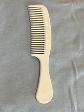 Vintage Goody Unbreakable Cream Handled Wet Hair Detangler Pocket Comb 6.5  USA
