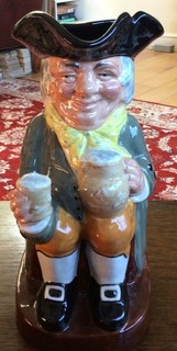 Large Vintage Royal Doulton Toby Jug Happy John 8321 VGC ..