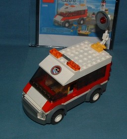 CITY, SPACE SATELLITE LAUNCH PAD SET 3366 - LEGO - 2011 - USED