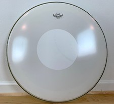 REMO Powerstroke 4 P4 24-Inch Bass Drum Head Drumhead Smooth White w/ Power Dot