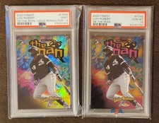 (2) 2020 Finest The Man Luis Robert Gold Refractor #d /50 PSA 9 RC & Base 10 Gem