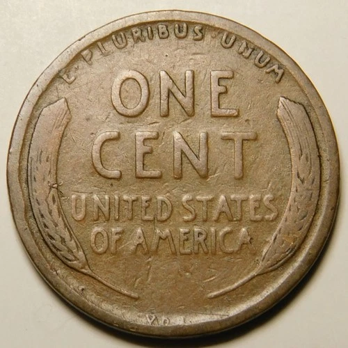 1909 VDB Lincoln Wheat Cent Penny  VG-Details  "Actual Coin Pictured"