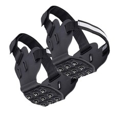 Ice Cleats Anti-Slip Crampon Snow Grippers Ice Traction Cleats with 9 frugal