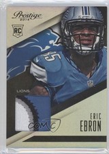 2014 Panini Prestige Rookie Jerseys Prime Eric Ebron #EE Jumbo Patch 7p8