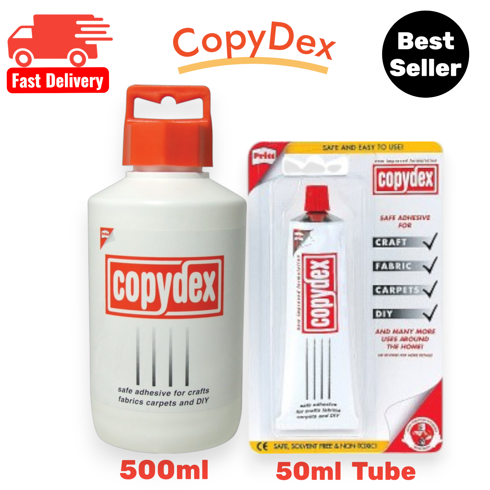 Copydex Strong Glue Adhesive Fabric Carpet Latex Rubber Bond Crafts DIY ...