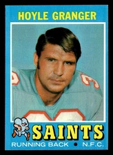 1971 Topps Hoyle Granger #198 EX-MT New Orleans Saints