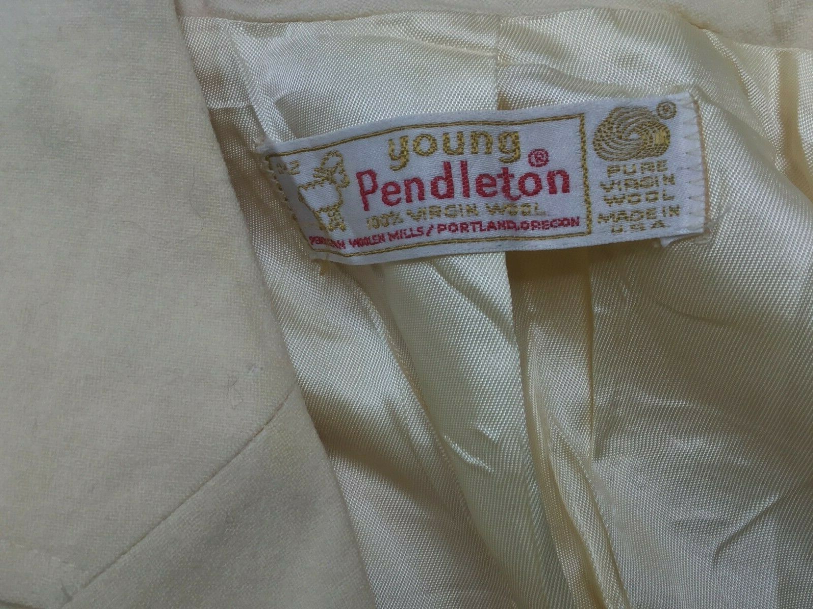Young Pendleton  Blazer Jacket  Yellow Vintage Wo… - image 8