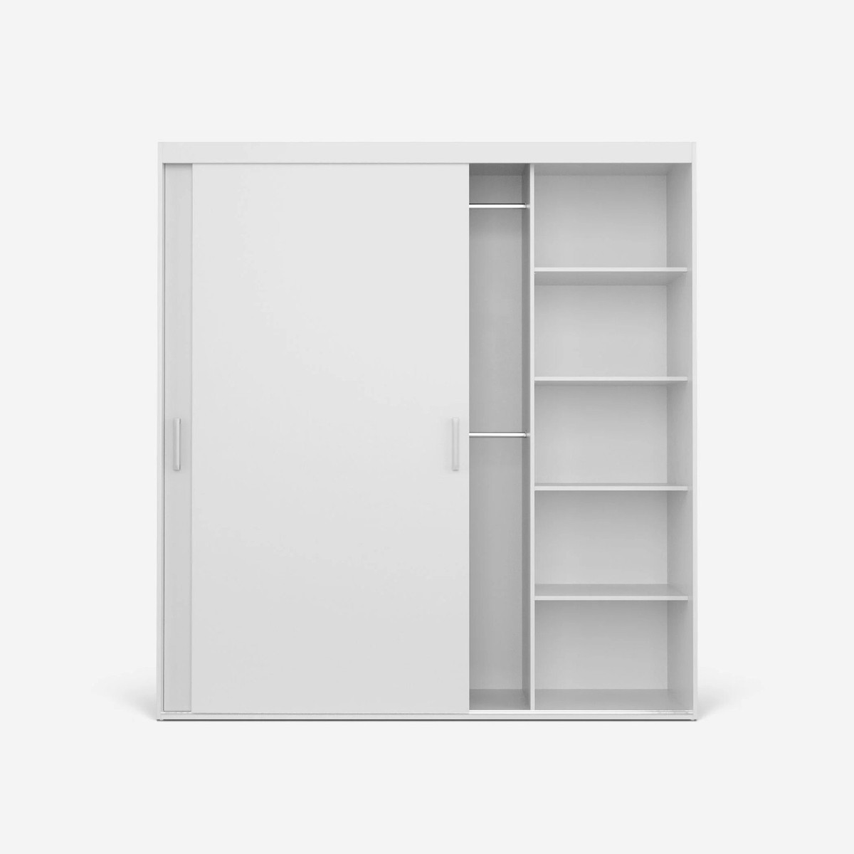 Schwebetürenschrank SKEI Schrank Kleiderschrank Schiebetüren 130 x 205 cm