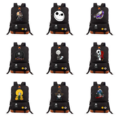 Nightmare Before Christmas Backpack School Mochila laptop sport Bag rucksacks
