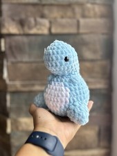 Handmade Crocheted Small Chubby Dino