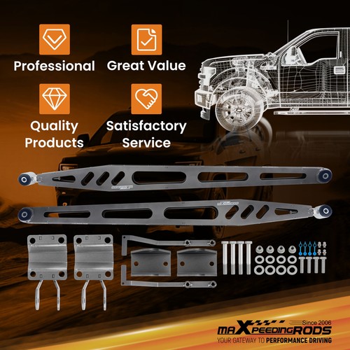 Rear Traction Bar Kit For 2015 2016 2017-2020 Ford F-150 4WD with 5-7" Lifted - Picture 6 of 15
