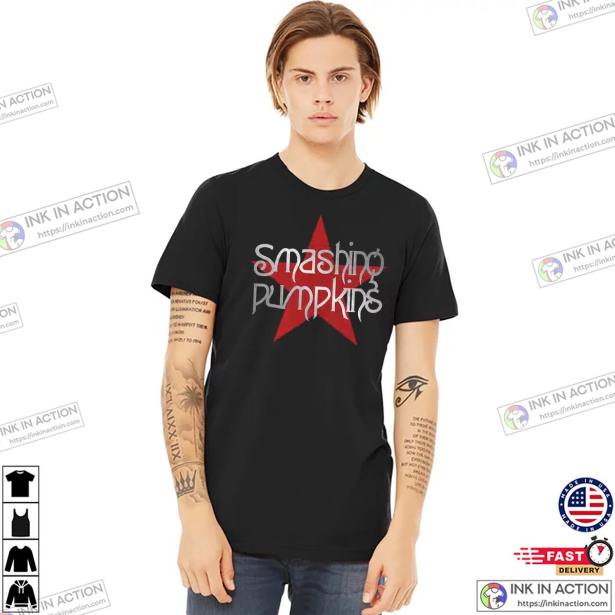 Vintage The Smashing Pumpkins Red Star Logo Unisex T Shirt S