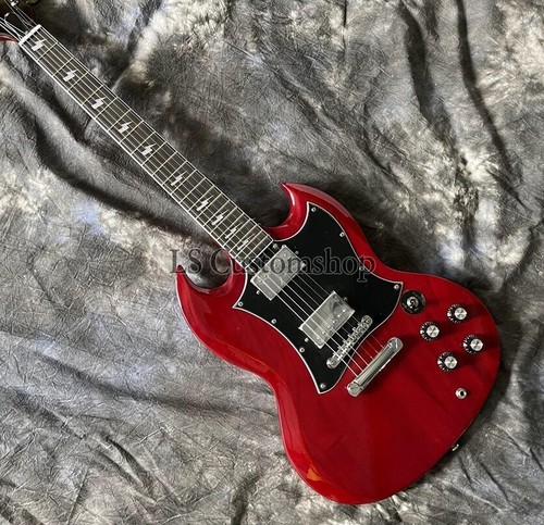 Cherry Red sg Thunderstruck Electric Guitar AC/DC Angus Young Solid ...