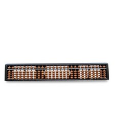 Vintage Japanese Wood Abacus Soroban 27 Rows 135 Beads 15 1/2" L x 2 1/2" H