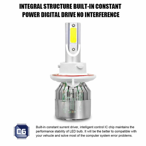 For Hummer H3 2006-2010 8000K LED Headlight Hi/Lo + Fog Light 4 Bulbs Combo Kit - Foto 11 di 12