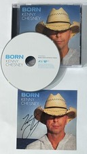 SIGNED Kenny Chesney Born CD Cover Art Card + CD BAS Beckett COA Certified Auto