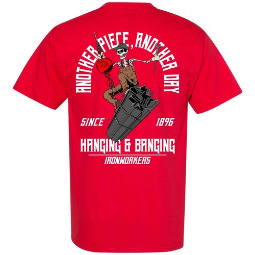 IRONWORKER T-SHIRT | SCHWEISSSER T-SHIRT| BLAUER KRAGEN T-SHIRT| IRONWORKER GEAR | - Bild 1 von 2