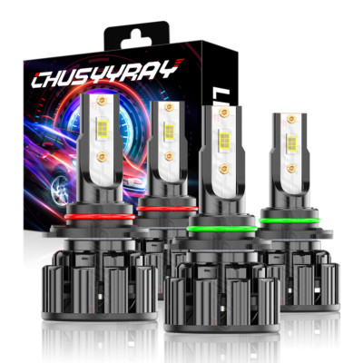 4x 9005+9006 LED Headlight High Low Beam Bulbs Kit FIT Cadillac CTS 2003 - 2007