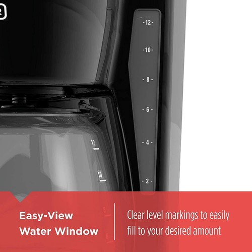 BLACK+DECKER Programmable 12 Cup Coffee Maker Machine Digital Control, Keep Warm - Picture 8 of 12