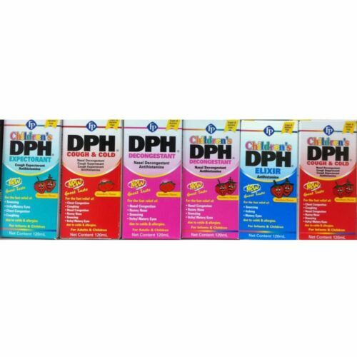 DPH Expectorant,Elixir,Decongestant ,Cough&Cold Children&Adult Liquid