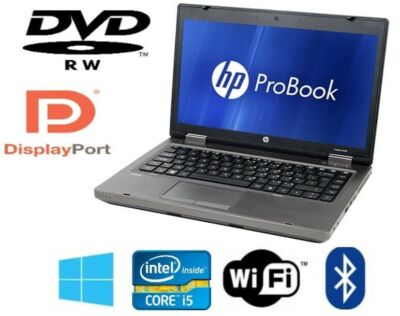 HP Probook 6460B 14'' I5-2410M max. 2.90GHz 4GB RAM 500GB HDD HD Win10 Firewire