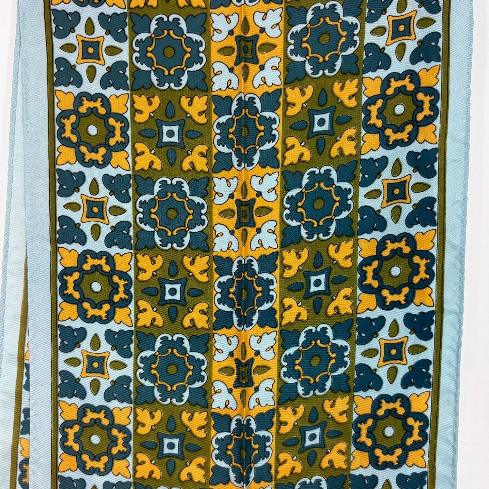 Cesandre Paris Womens Rectangular Scarf Blue Gree… - image 3