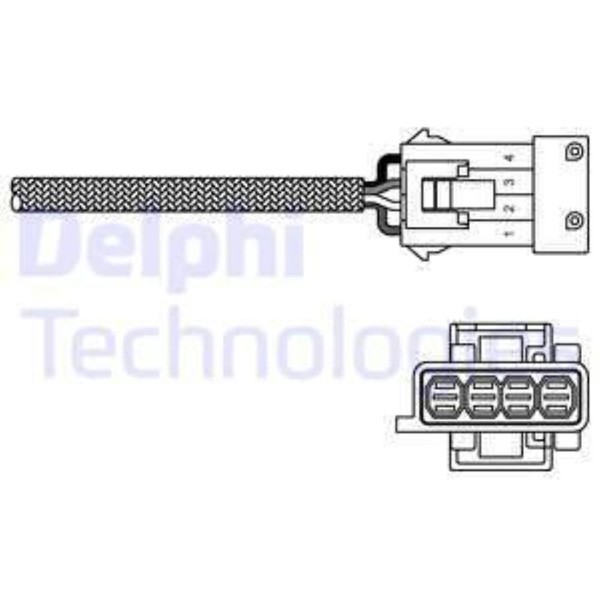 Delphi Lambdasonde Regelsonde FüR CitroëN Berlingo Kasten 1.4I 1.8I 1.1I 1.4-image