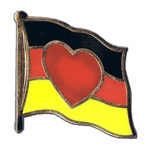 Deutschland Patch 5er Pack Deutschland Herz-Flaggenpins – Kleine Patrioten- Anstecker Aus Hartemaille 5 Stück Flaggenherz Pins