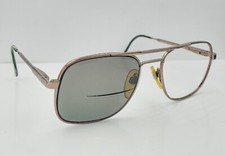 Vintage Luxottica Carlos Bronze Pilot Metal Sunglasses Italy FRAMES ONLY