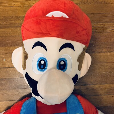 Official Nintendo Super Mario Jumbo-Sized Mario Plush 36” NEW! | eBay