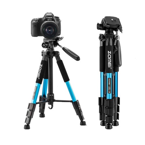 ZOMEI Q111 Light Weight Tripod Stand Kit 4-Section 3-Way Pan Head For SLR Camera - Picture 2 of 10