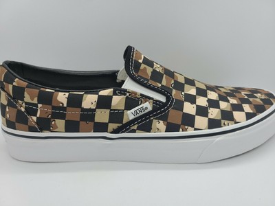 vans camo checkerboard