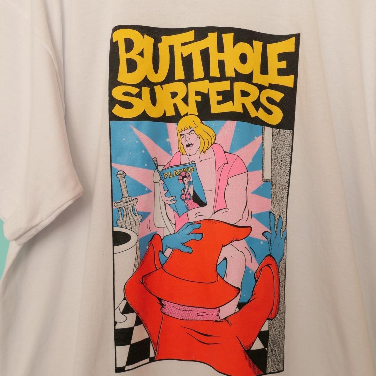 Butthole Surfers Reading Funny Tee Shirt White Unisex S-5XL LE184 