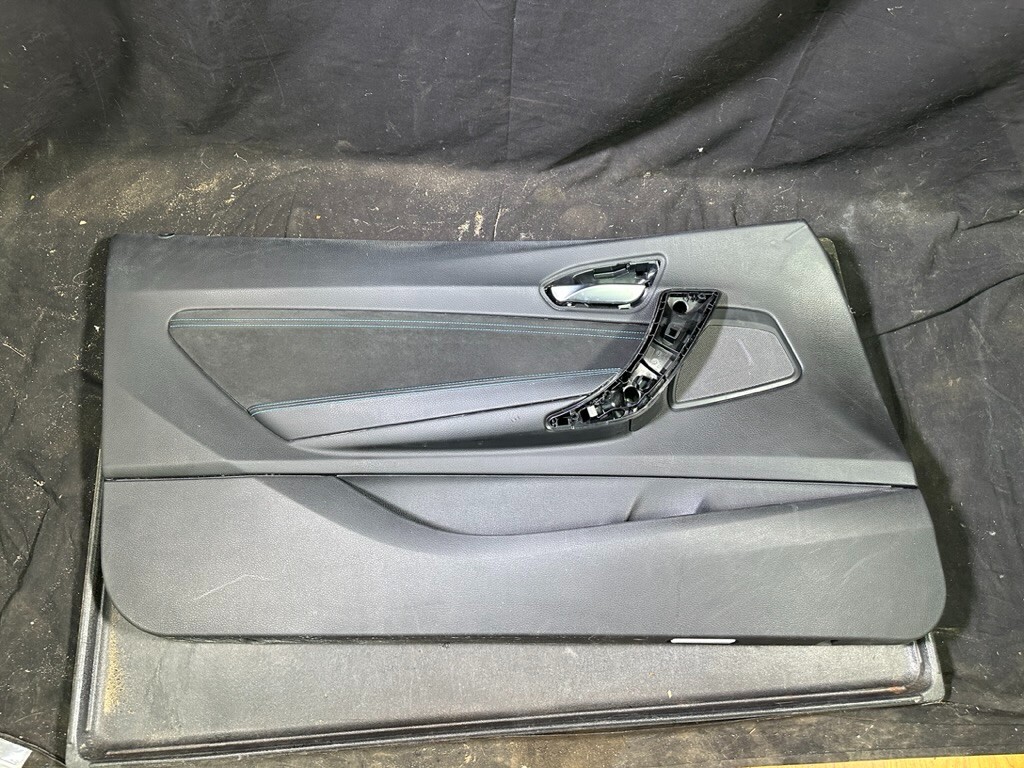 15-21 BMW F87 M2 LEFT FRONT DRIVER SIDE DOOR PANEL CARD ALCANTARA