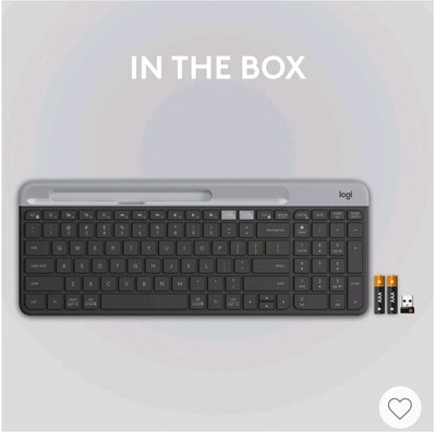Logitech K585 Bluetooth Keyboard - Graphite -NEW Slim Multi Device