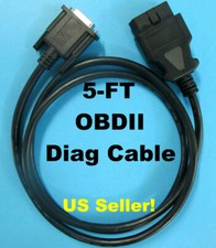 Obdii Obd2 Cable For Techmate J-50190 Signal Tech Ii Tech2 Tpms Scan Tool 5ft Obdii Obd2 Cable For Techmate J-50190 Signal Tech Ii Tech2 Tpms Scan Tool 5ft