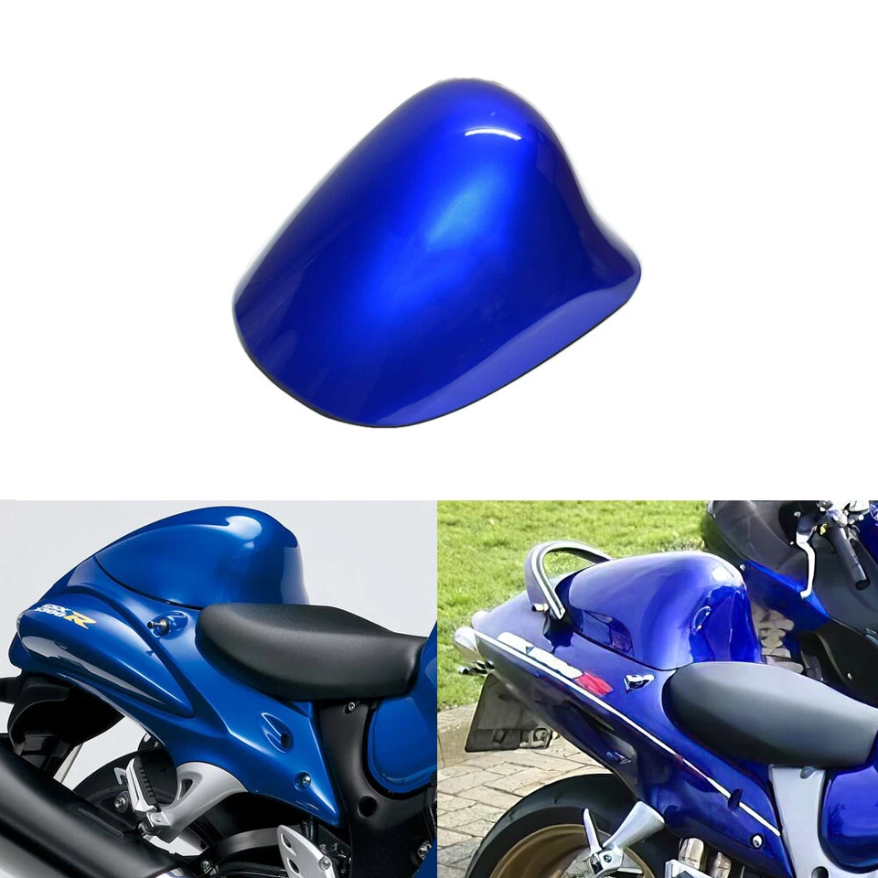 Cubierta de asiento trasero azul para 1997-2007 98 99 00 01 02 Hayabusa GSX1300R Suzuki Foto 2 de 4