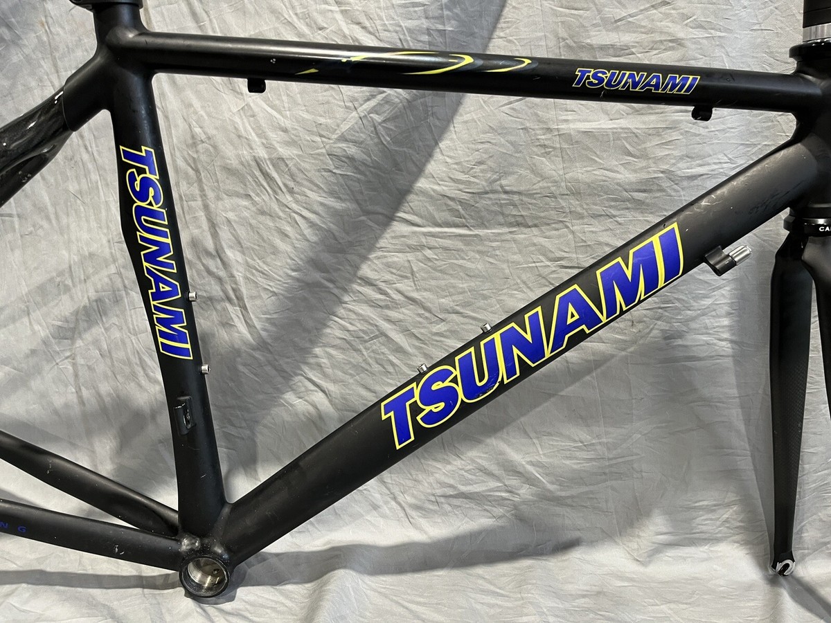 Tsunami Pro Racing Road Frameset Small Carbon Fork/Seat