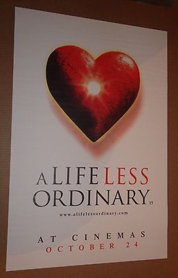 MOVIE POSTER~A Life Less Ordinary 1997 Cameron Diaz Ewan McGregor