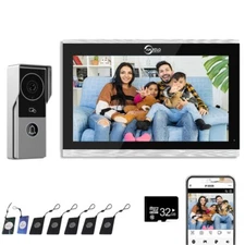 10-Inch Smart Video Intercom System with Motion Activation and Voice Control