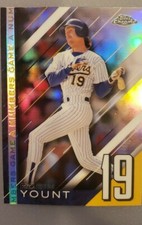 New 2020 TOPPS UPDATE CHROME BASEBALL ROBIN YOUNT A NUMBERS GAME INSERT #NGC-12