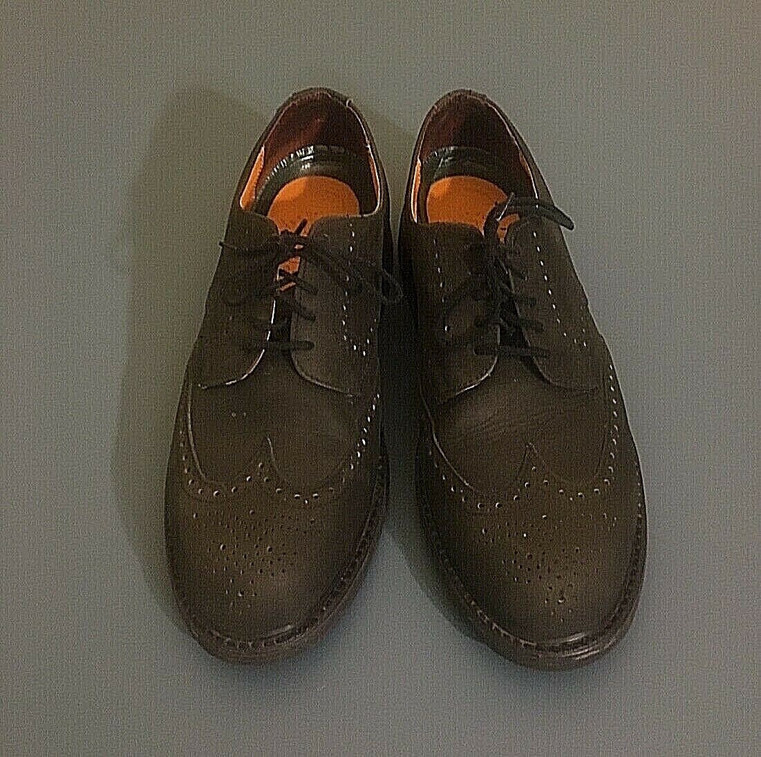 Mens Size 11 Leather dress shoes Vintage Dexter Blue Waterproof wingtip  oxford