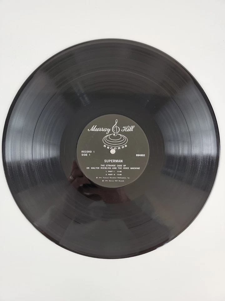 Superman 3xLP 1976 Press Murray Hill Radio Theatre 894602 EX УЛЬТРАЗВУКОВАЯ ЧИСТАЯ - Изображение 4 из 4