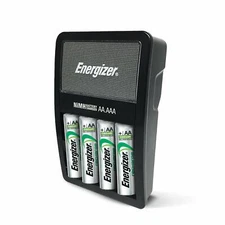 Energizer Rechargeable AA and AAA Battery Charger with 4 AA NiMH Batteries