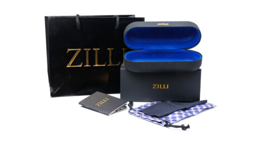 Brand New 2025 ZILLI Men Eyeglasses ZI60085 C02 Authentic France Frame Rx Case S - Picture 6 of 6